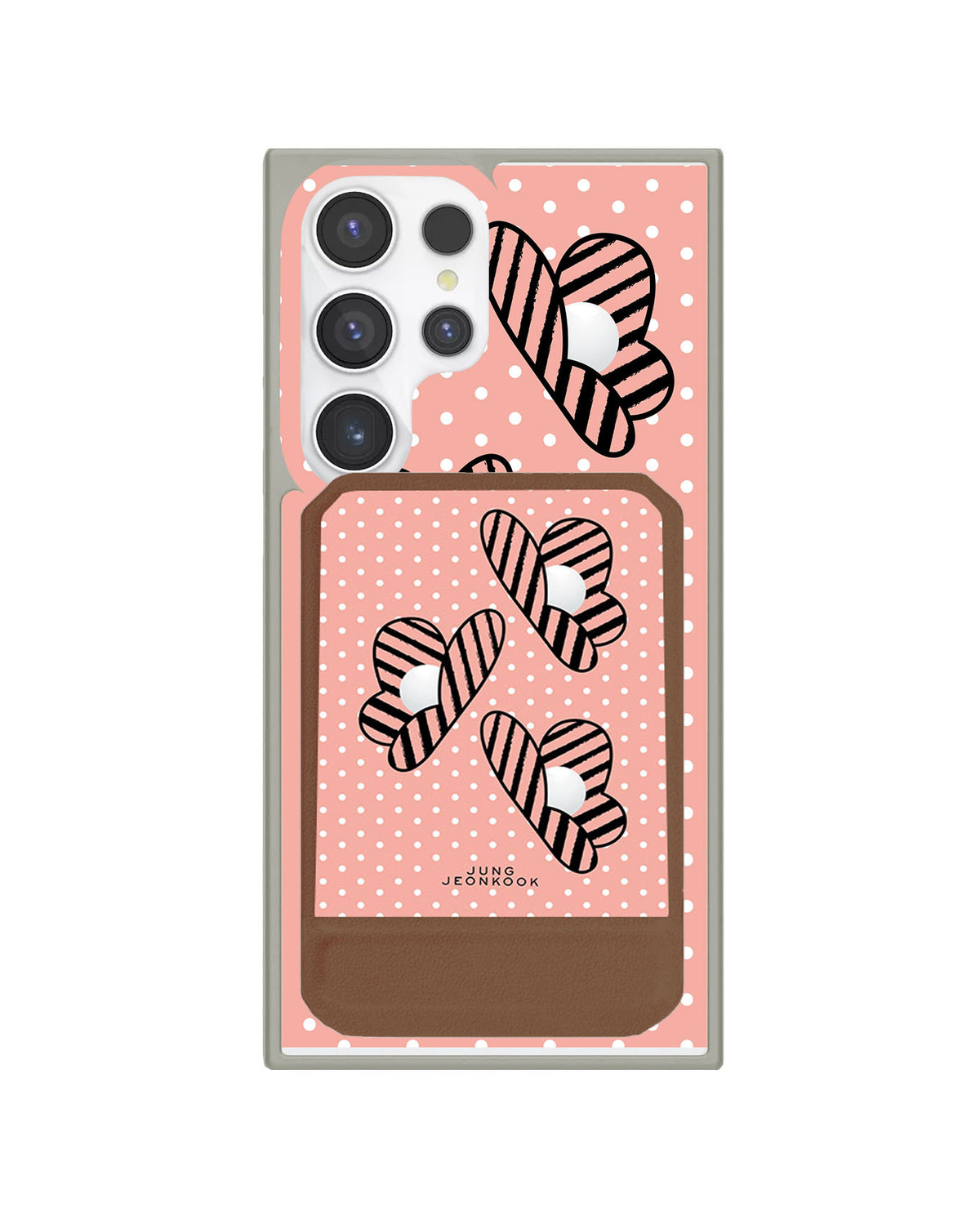 Android Magnetic Multifold Wallet - Pink Honey