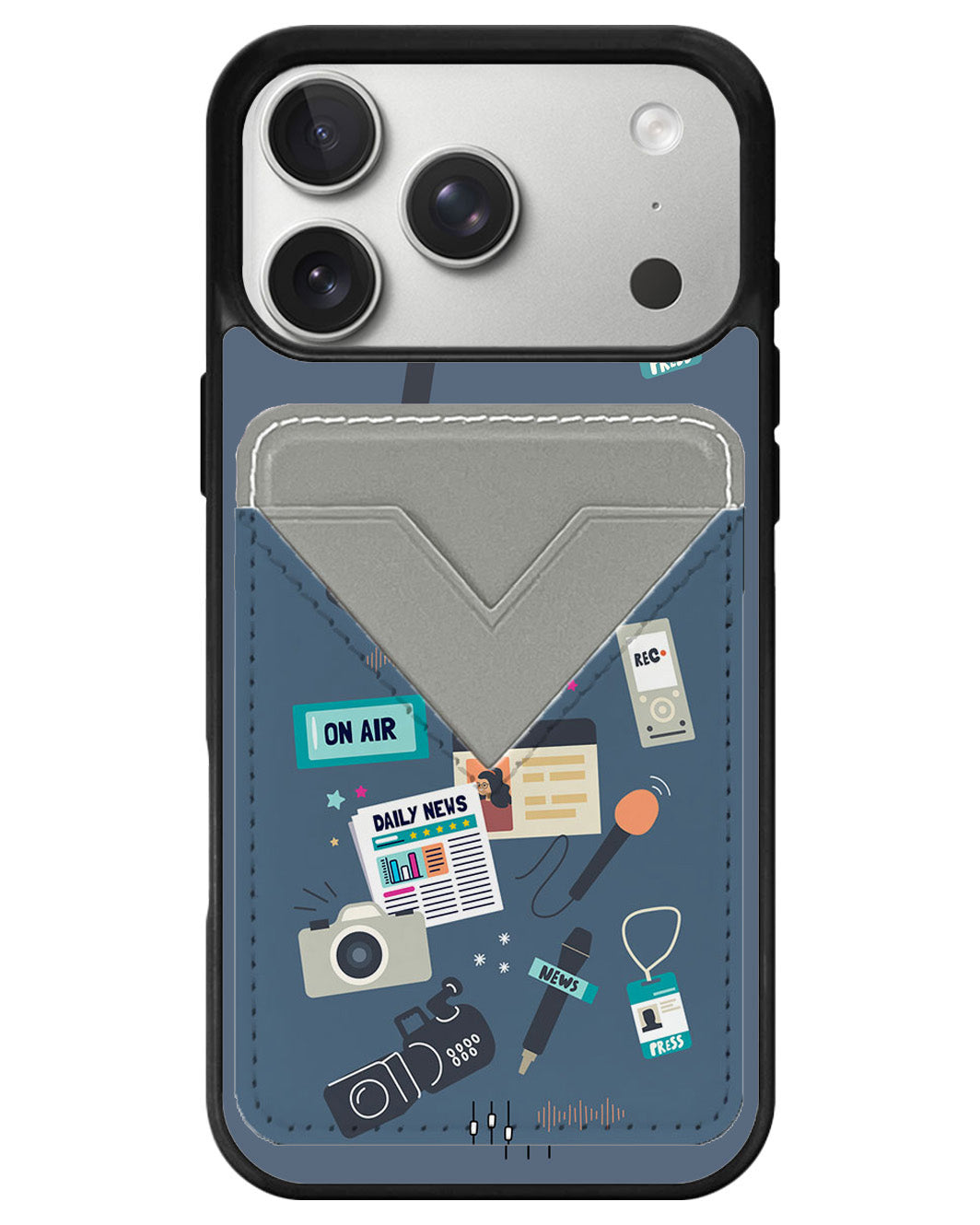 iPhone Avant Wallet Case - Journalism