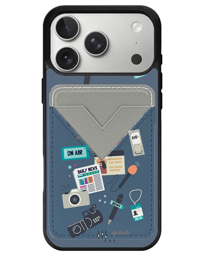 iPhone Avant Wallet Case - Journalism