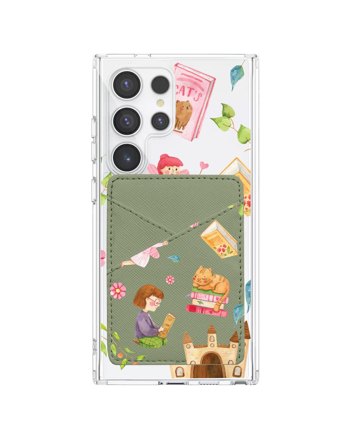 Android Phone Wallet Case - Fairy Cat