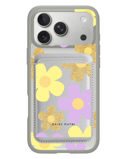 iPhone Magnetic Wallet Case - Daisy Twinkle