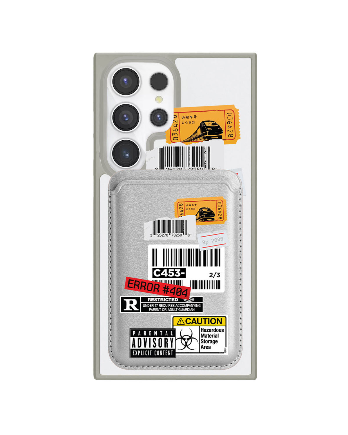 Android Magnetic Wallet Case - Label Sticker Pack