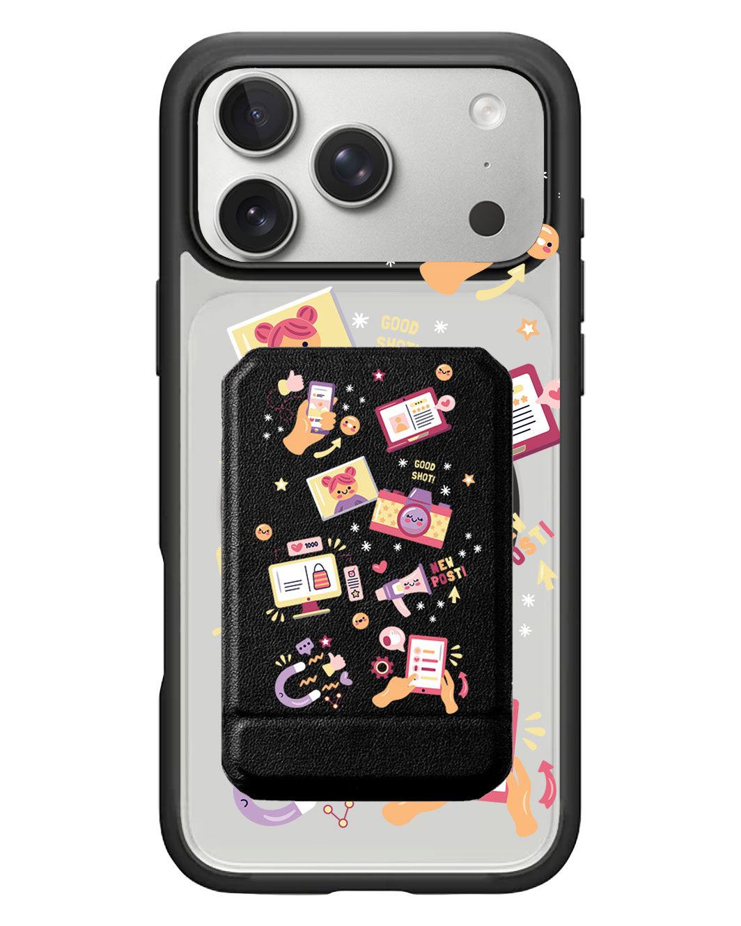 iPhone Magnetic Multifold Wallet - Content Creator