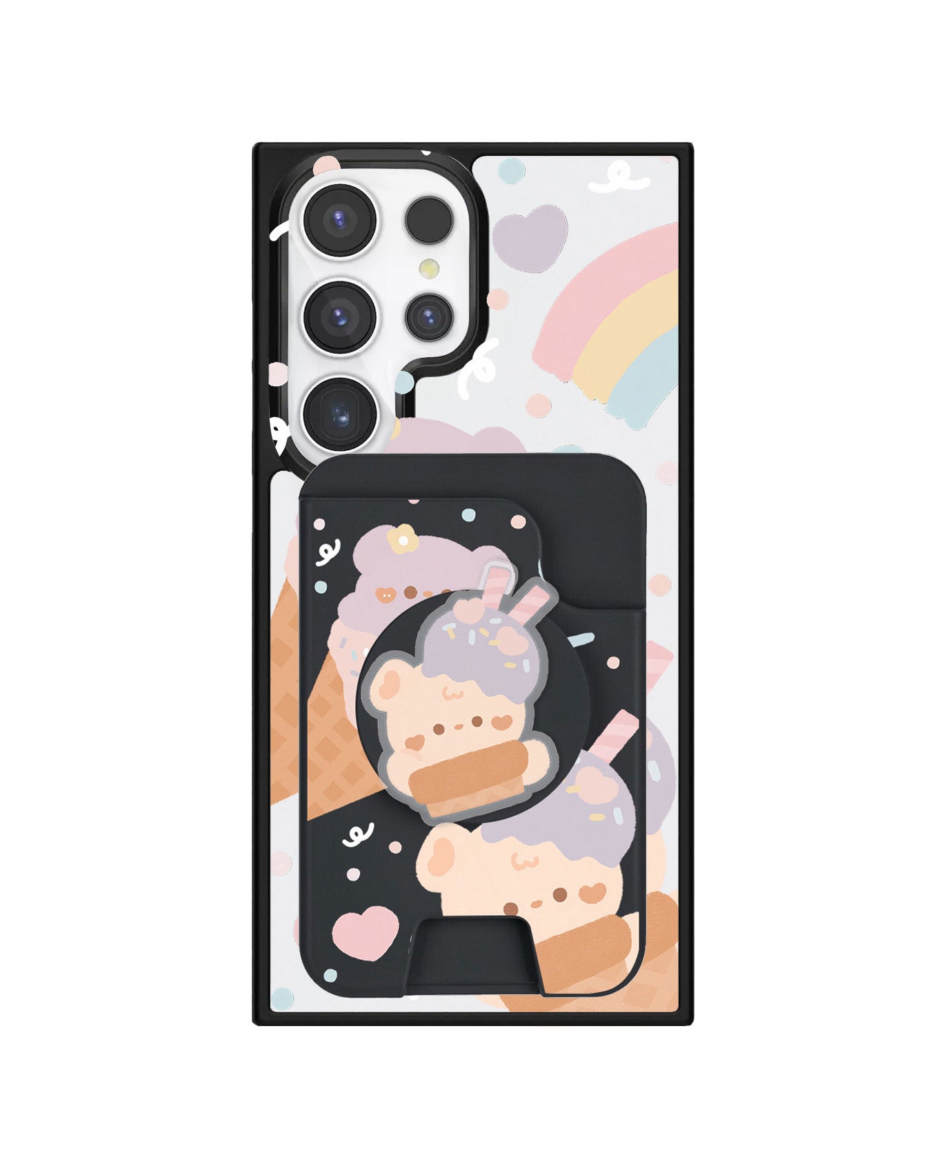 Android Magpop Wallet - Ice Cream for Teddy