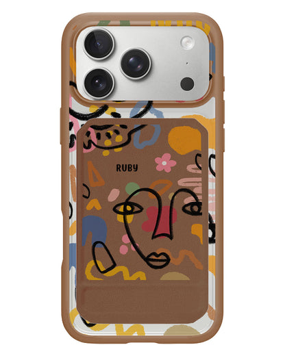 iPhone Magnetic Multifold Wallet - Abstract 4.0