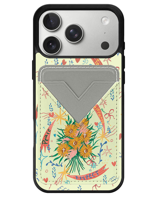 iPhone Avant Wallet Case - Peace