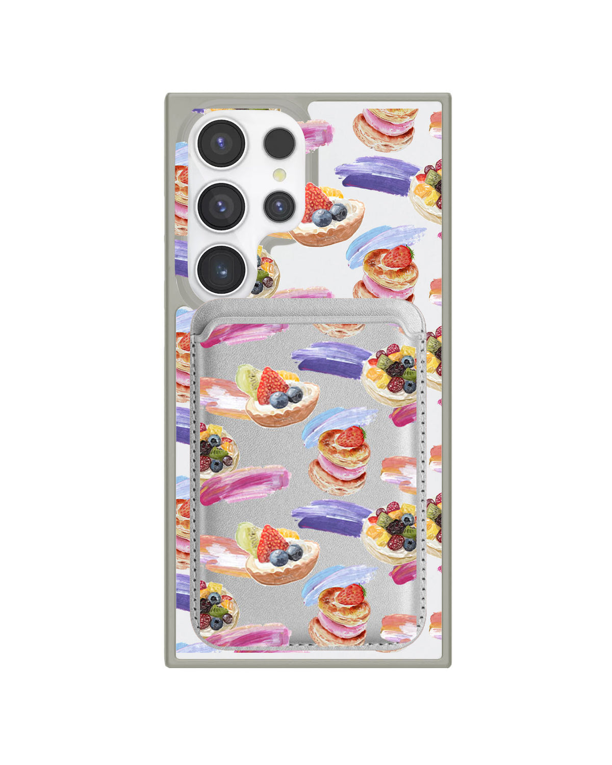 Android Magnetic Wallet Case - Fruit Pie
