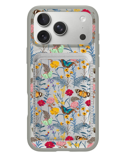 iPhone Magnetic Wallet Case - Flora Magnolia