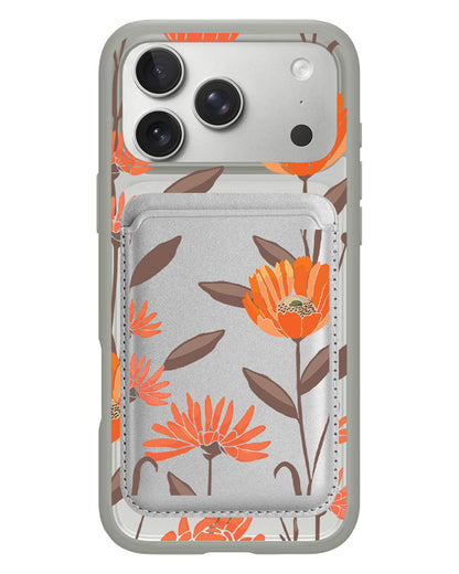 iPhone Magnetic Wallet Case - November Marigold