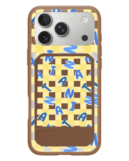 iPhone Magnetic Multifold Wallet - Checkered Monogram 3.0