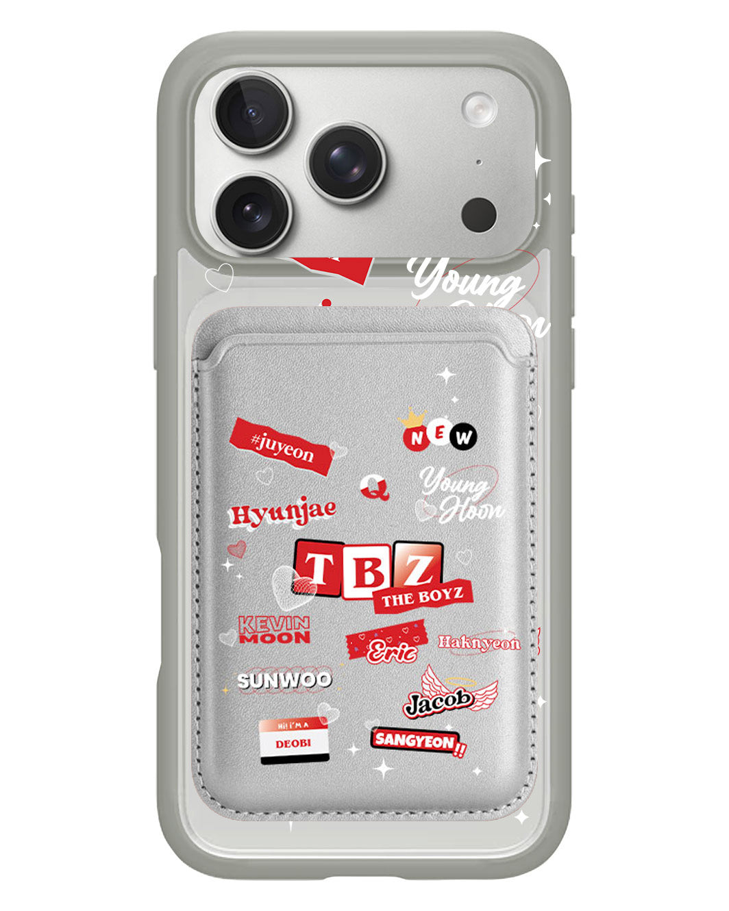 iPhone Magnetic Wallet Case - The Boyz Members