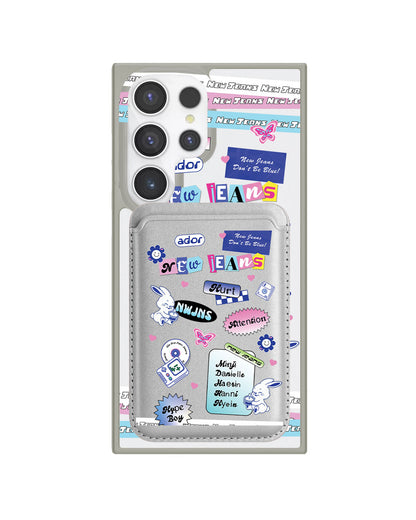 Android Magnetic Wallet Case - New Jeans Sticker