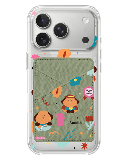 iPhone Phone Wallet Case - Selflove Garden