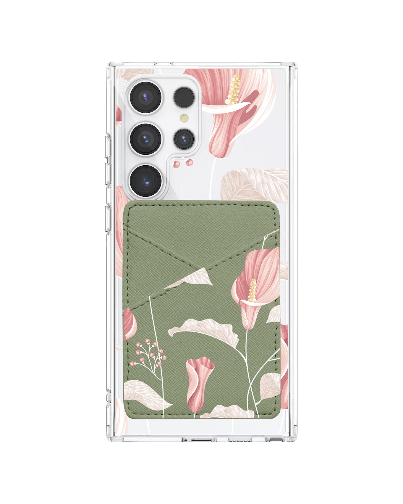 Android Phone Wallet Case - Easter Lily