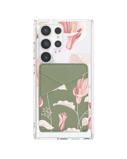 Android Phone Wallet Case - Easter Lily