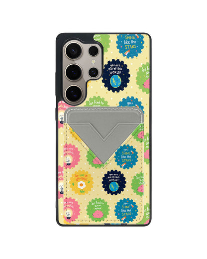 Android Avant Wallet Case - Self Reminder Stamps