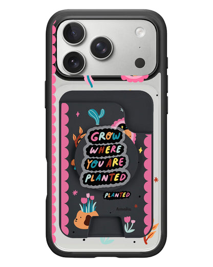 iPhone Magpop Wallet - Grow Where You Are Planted