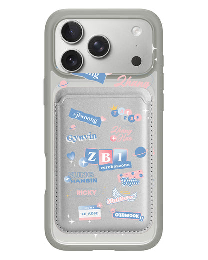 iPhone Magnetic Wallet Case - Zerobaseone Members