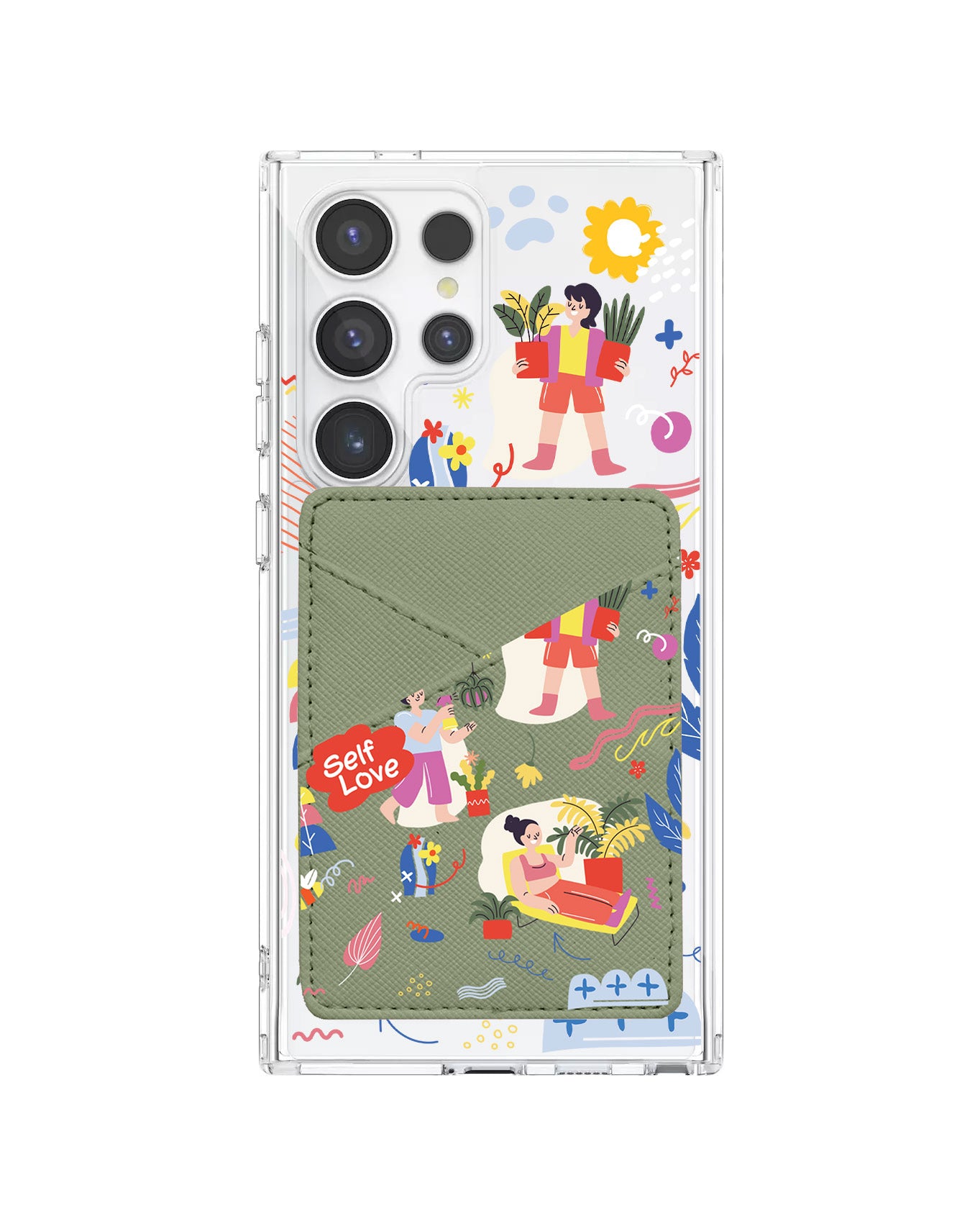 Android Phone Wallet Case - Self Love Sticker pack 1.0