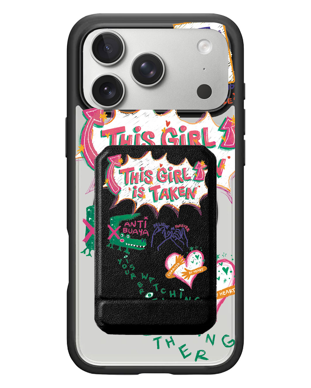 iPhone Magnetic Multifold Wallet - Pelakor Proof (For Her)