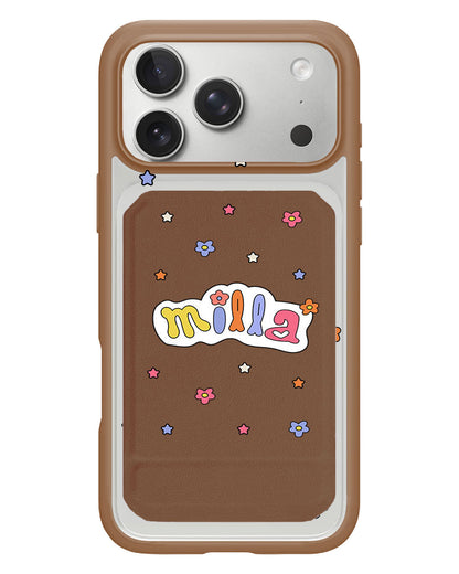 iPhone Magnetic Multifold Wallet - Adorable Monogram 5.0