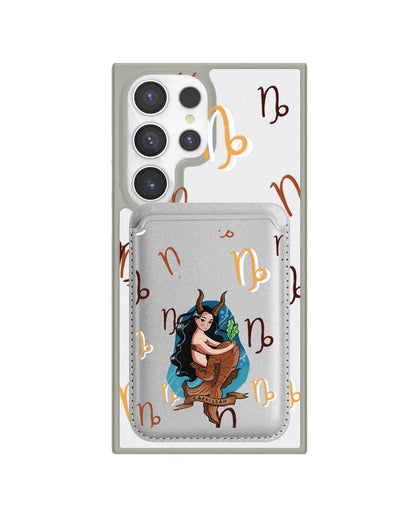 Android Magnetic Wallet Case - Capricorn