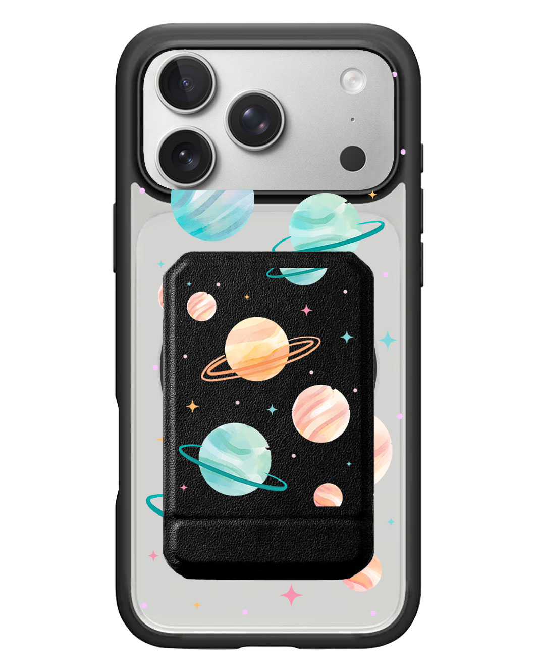 iPhone Magnetic Multifold Wallet - Planetarium 1.0