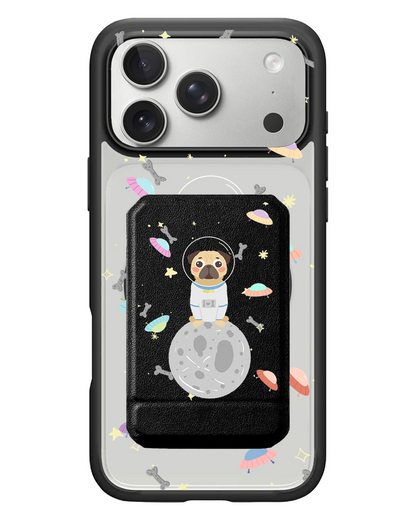 iPhone Magnetic Multifold Wallet - Pugstronaut