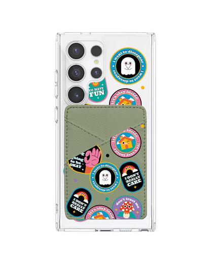 Android Phone Wallet Case - Monster Sticker Pack