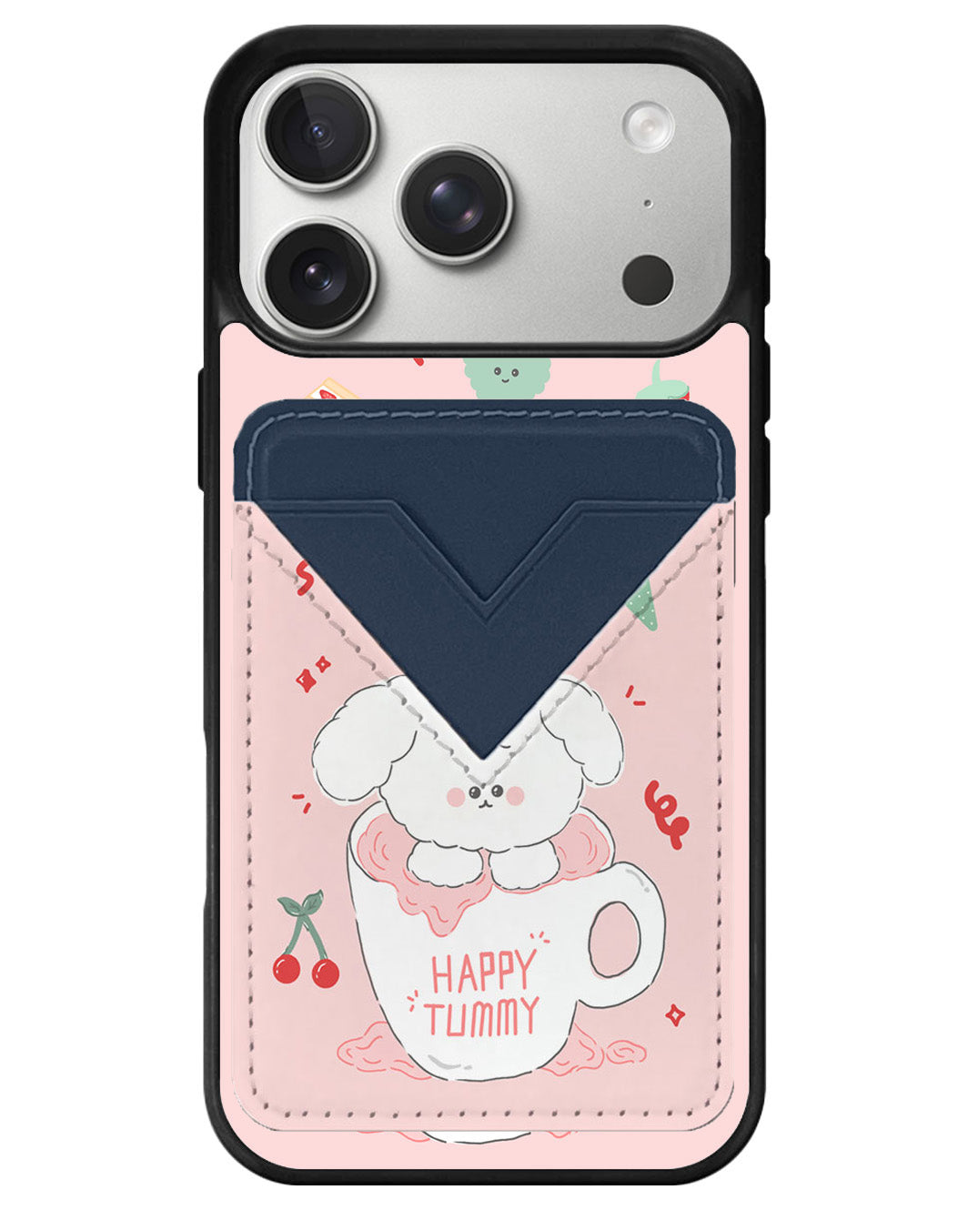 iPhone Avant Wallet Case - Happy Tummy