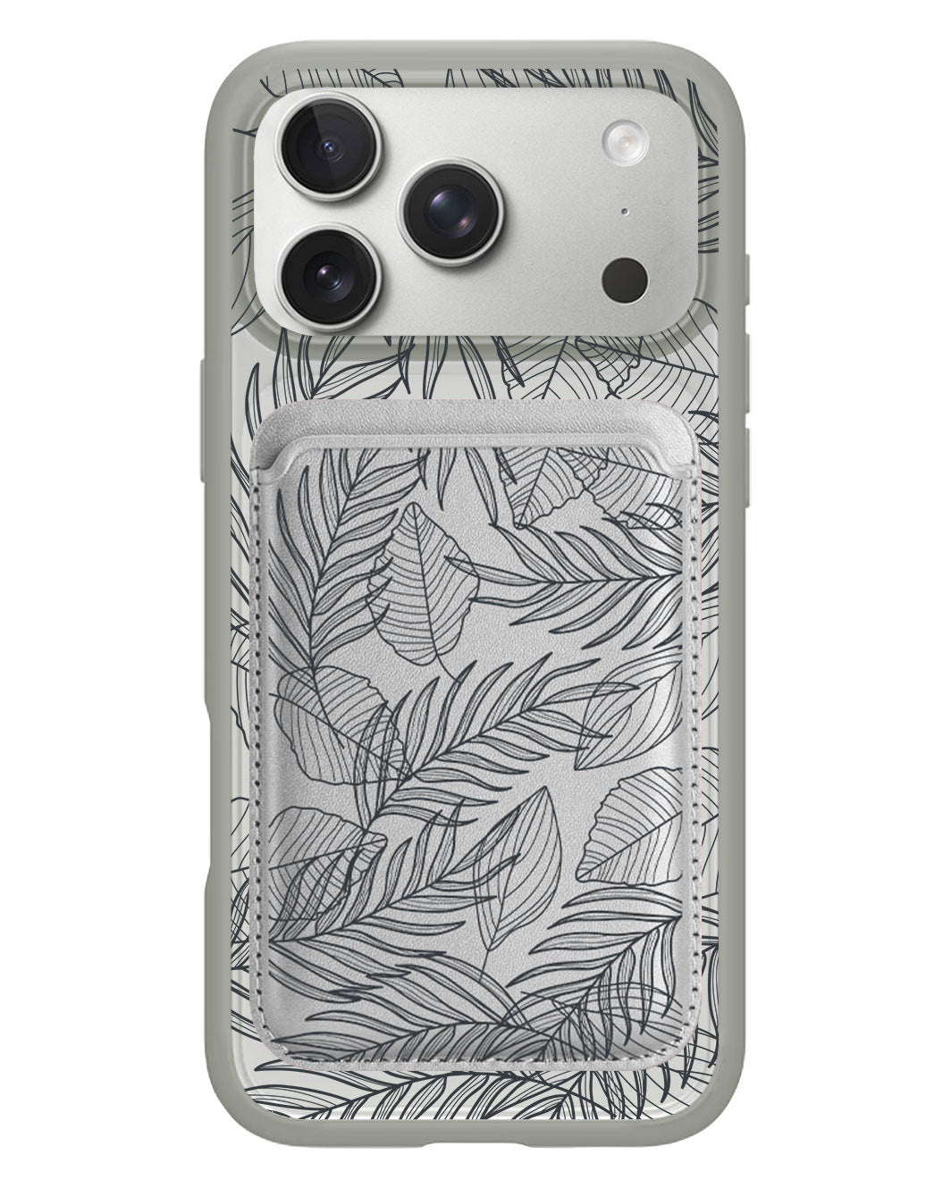 iPhone Magnetic Wallet Case - Sketchy Tropical 2.0