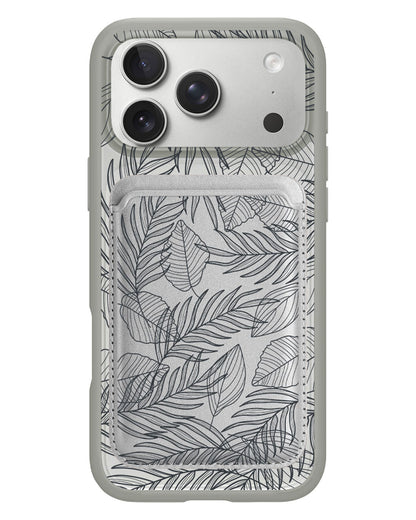 iPhone Magnetic Wallet Case - Sketchy Tropical 2.0