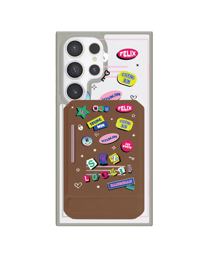 Android Magnetic Multifold Wallet - Stray Kids Locker