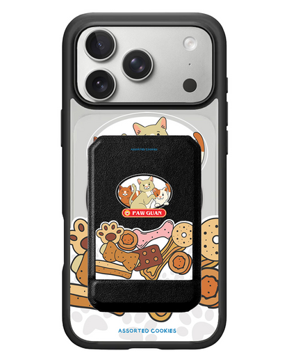 iPhone Magnetic Multifold Wallet - Pawguan Cat