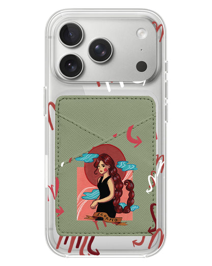 iPhone Phone Wallet Case - Scorpio