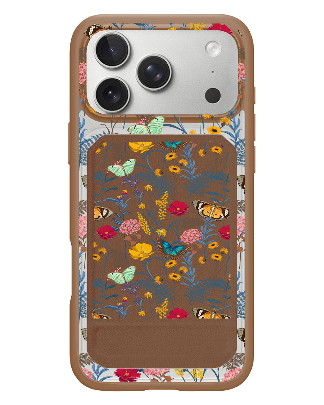 iPhone Magnetic Multifold Wallet - Flora Magnolia