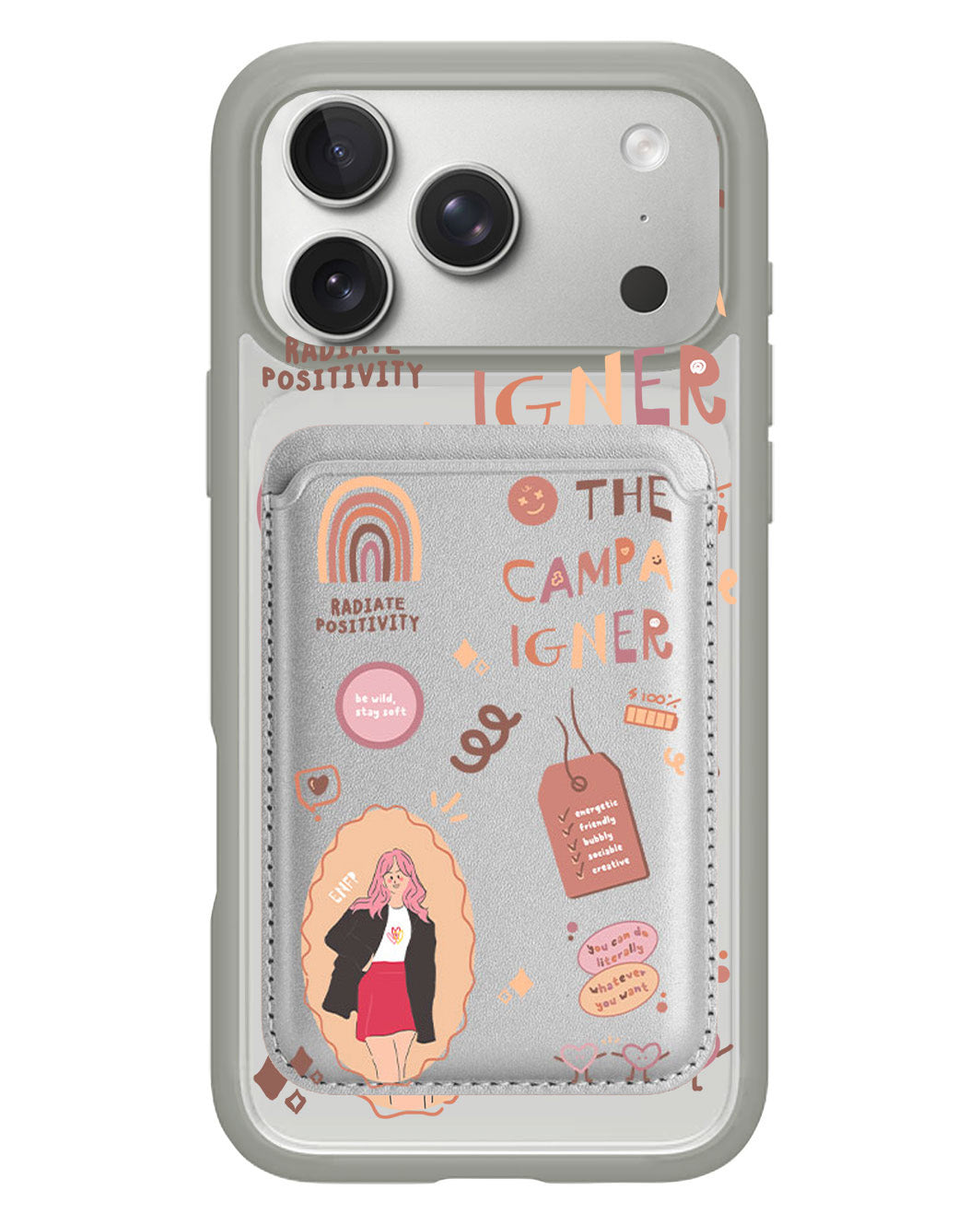 iPhone Magnetic Wallet Case - ENFP