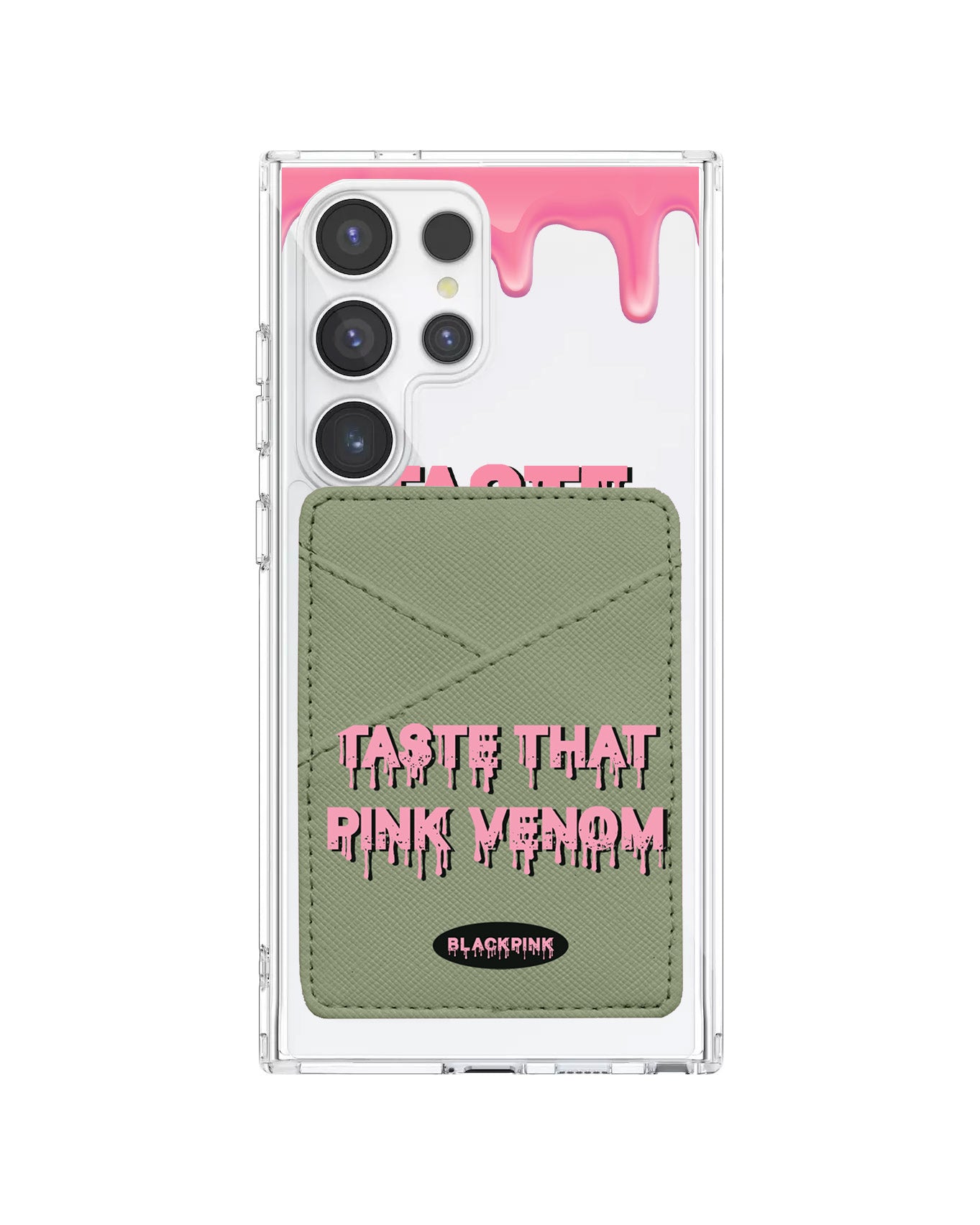 Android Phone Wallet Case - Pink Venom