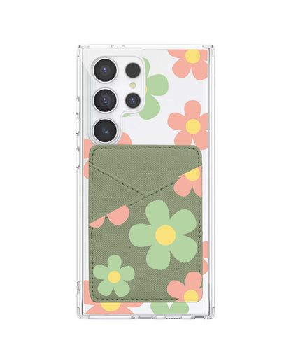 Android Phone Wallet Case - Daisy Spring