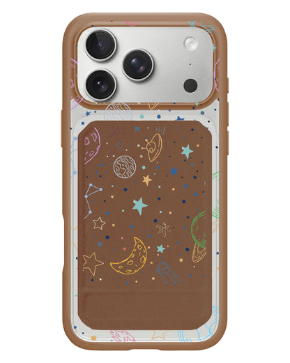 iPhone Magnetic Multifold Wallet - Galaxy