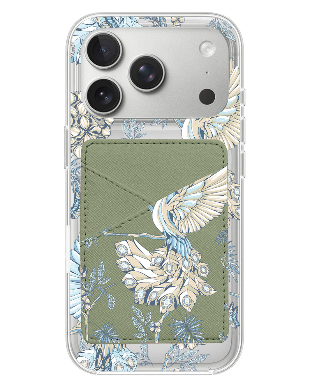 iPhone Phone Wallet Case - Peacock 5.0