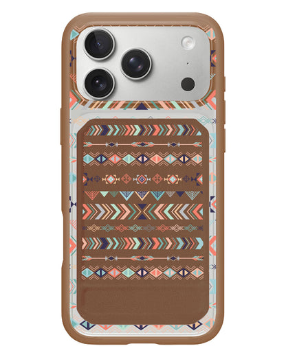 iPhone Magnetic Multifold Wallet - Ethnic 2.0