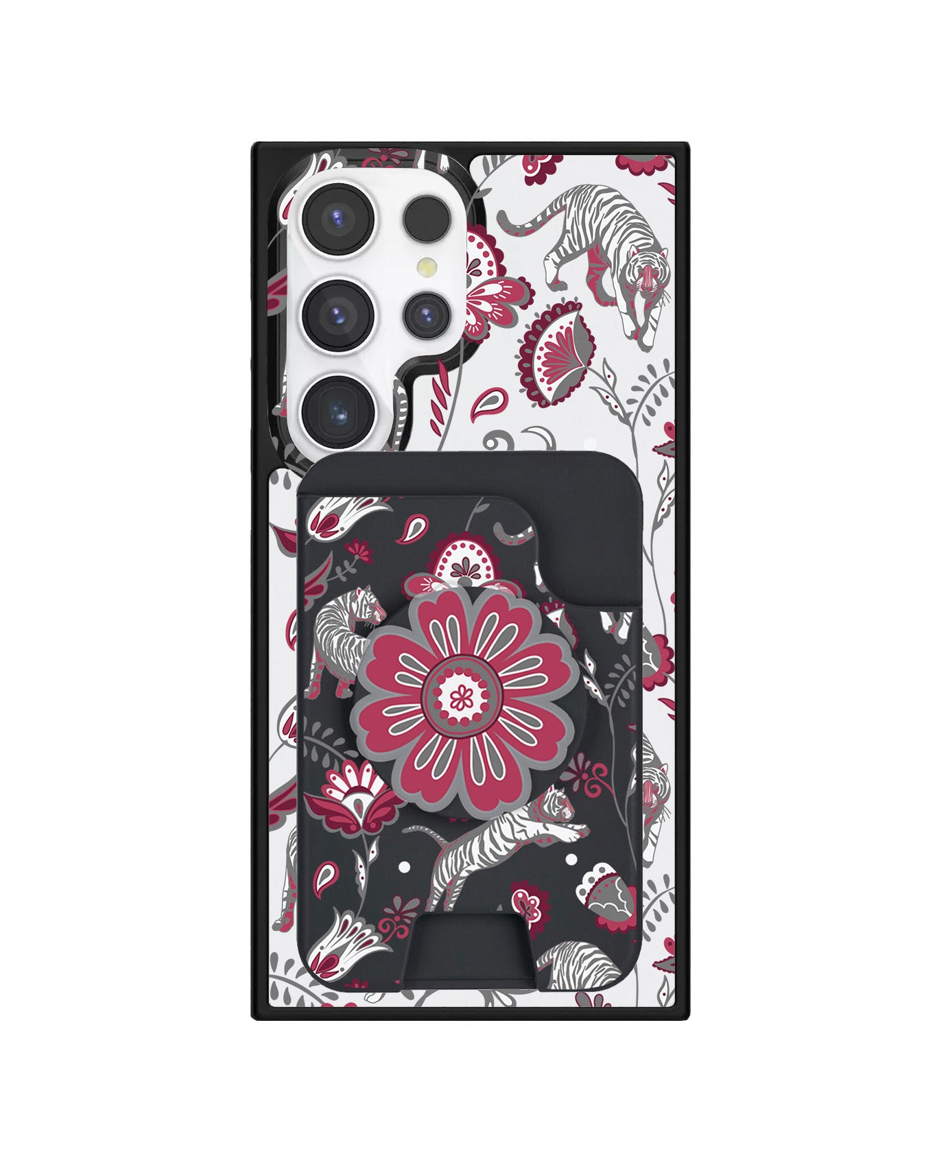 Android Magpop Wallet - Tiger & Floral 6.0
