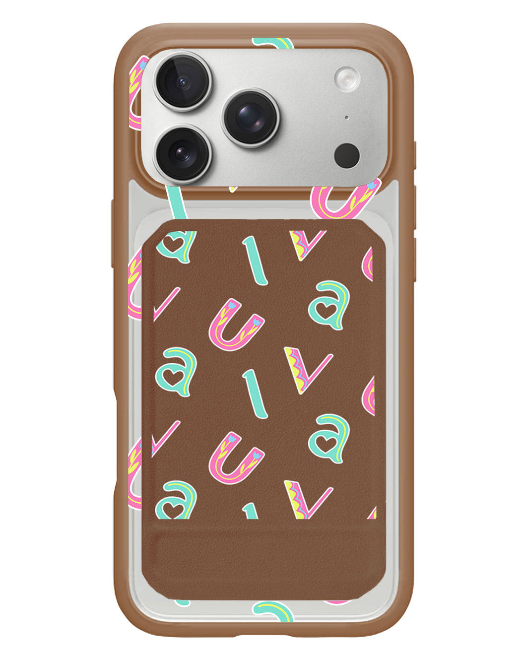 iPhone Magnetic Multifold Wallet - Playful Monogram 6.0