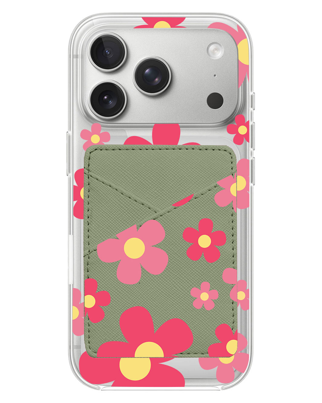 iPhone Phone Wallet Case - Daisy Blush