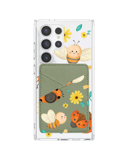 Android Phone Wallet Case - Lady Bug & Bee