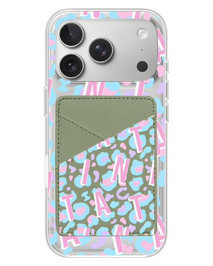 iPhone Phone Wallet Case - Leopard Monogram 6.0