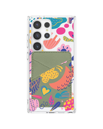 Android Phone Wallet Case - Florals