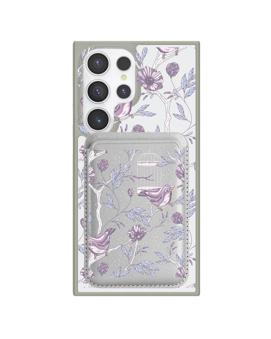 Android Magnetic Wallet Case - Lovebird 15.0