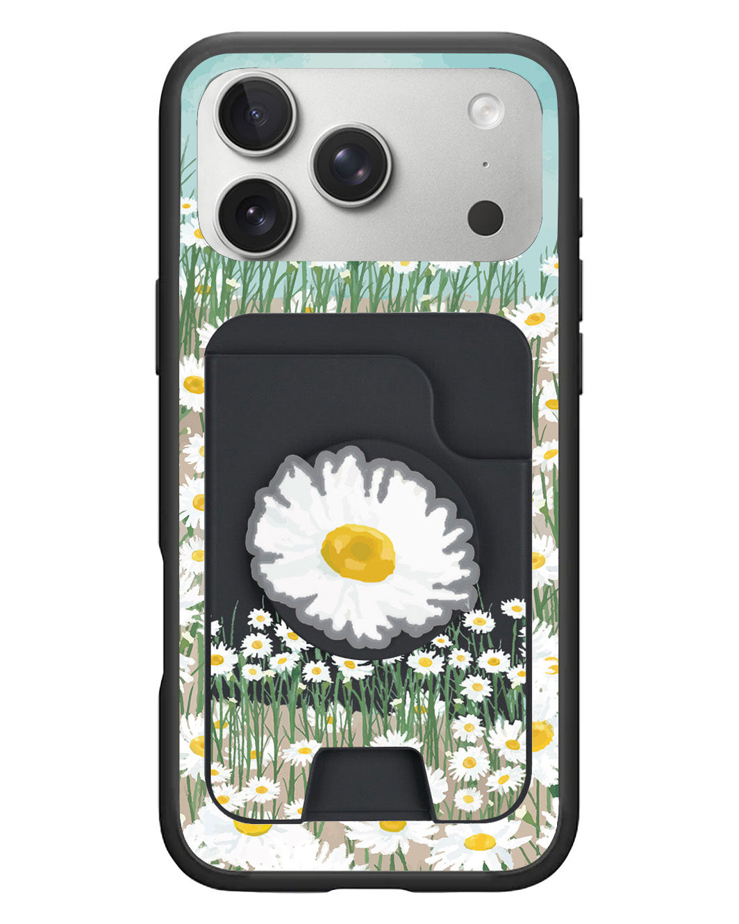 iPhone Magpop Wallet - Oil Painting Daisy